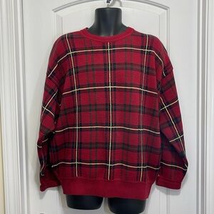 Woods & Gray Mens Plaid Sweater
